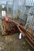 Scaffolding Beams, as set out in timber crate (lot located at Moorfield Drive, Altham, Accrington,