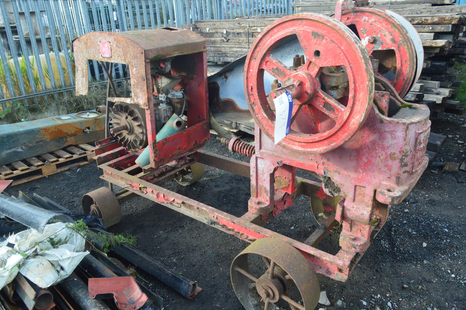 Mobile Jaw Crusher, with Petter engine (lot located at Moorfield Drive, Altham, Accrington,
