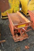 Steel Fork Truck Tip Skip, approx. 1.2m (lot located at Moorfield Drive, Altham, Accrington,
