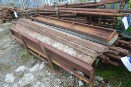 Scaffolding Treads & Beams, as set out in post pallet (lot located at Moorfield Drive, Altham,