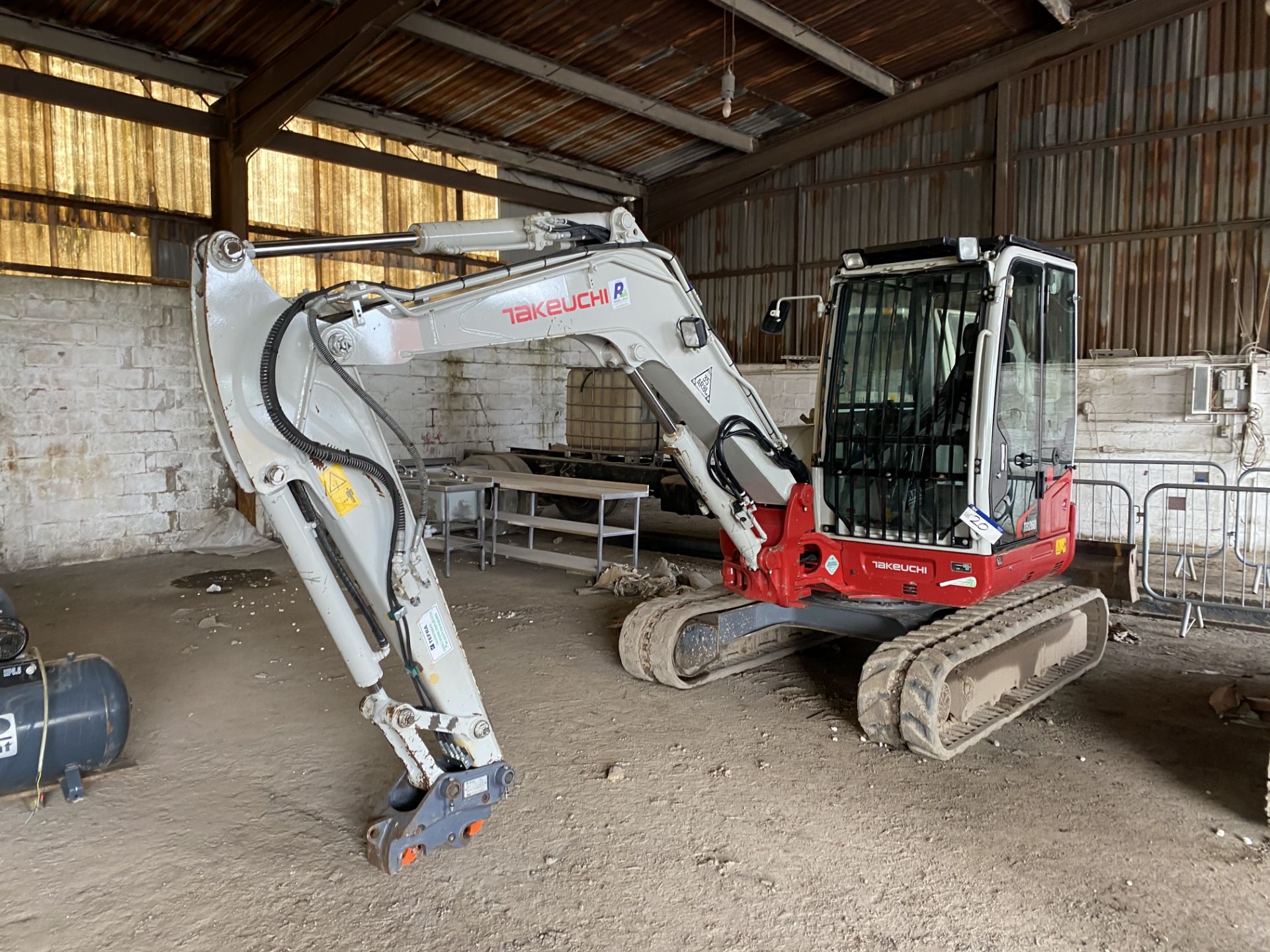 Takeuchi TB260 TRACKED EXCAVATOR, serial no. 126002686, year of manufacture 2018 indicated hours
