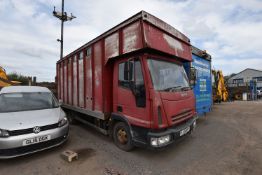 Iveco EUROCARGO 4x2 LUTON HORSE BOX, registration