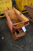 Steel Fork Truck Tip Skip, approx. 1.2m (lot located at Moorfield Drive, Altham, Accrington,