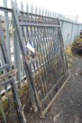 Two Section Steel Gate, each section approx. 1.4m x 2m high (lot located at Moorfield Drive, Altham,