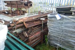 Scaffolding Treads, as set out on post pallet (lot located at Moorfield Drive, Altham, Accrington,