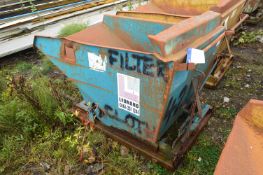 Steel Fork Truck Tip Skip, approx. 1.5m (lot located at Moorfield Drive, Altham, Accrington,
