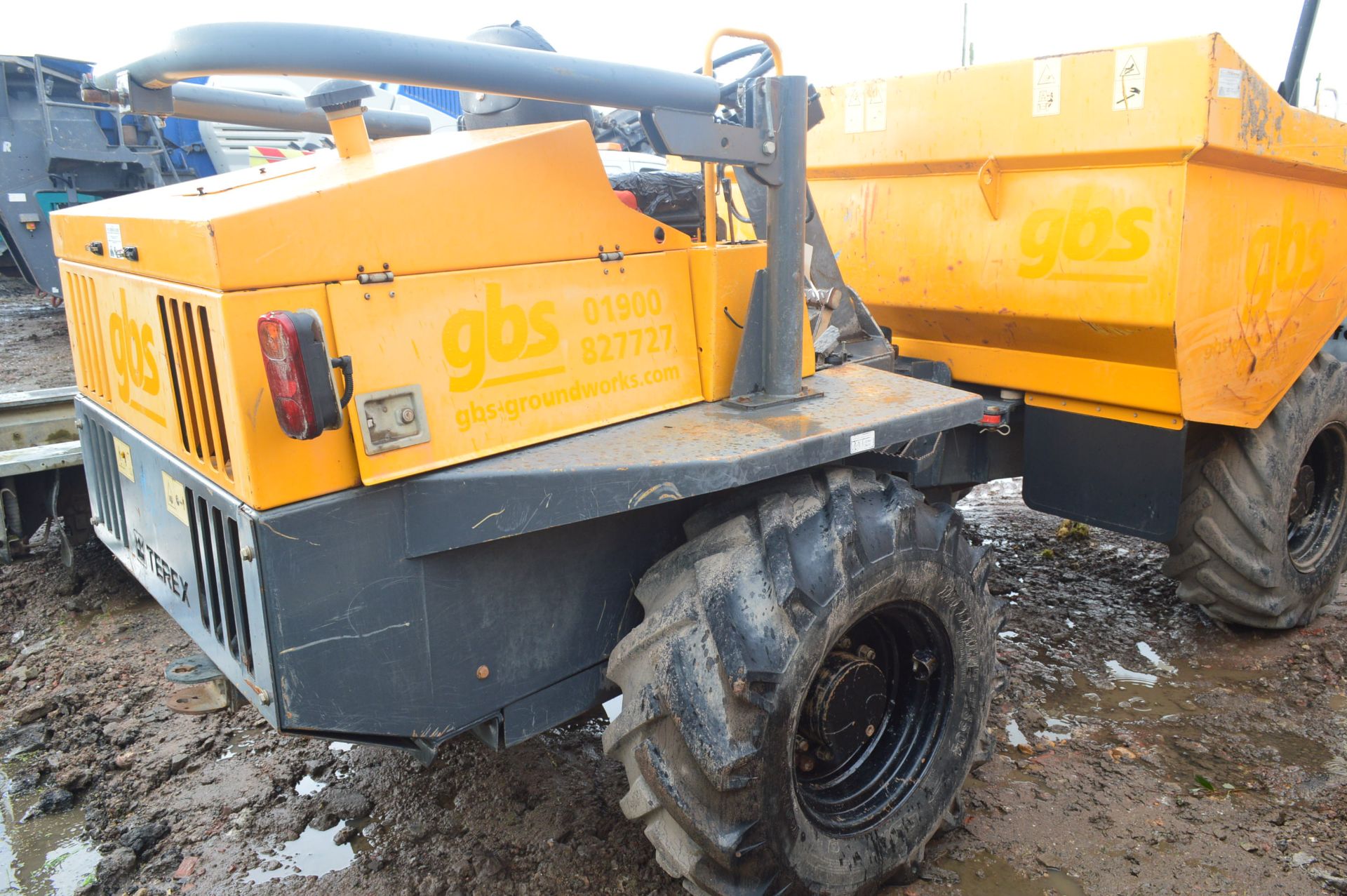 Terex TA6 6T DUMPER, VIN SLBD1DDOEDLPH4906, year of manufacture 2013, model year 2014, 70kW engine - Image 4 of 5