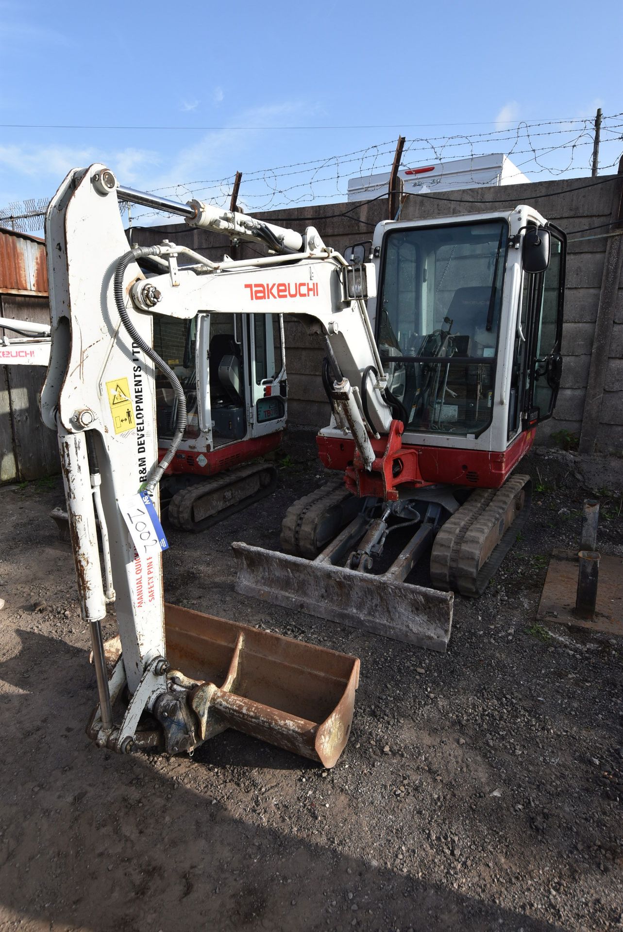 Takeuchi TB228 3T TRACKED EXCAVATOR, serial no. 122802571, year of manufacture 2013, 81kW engine,