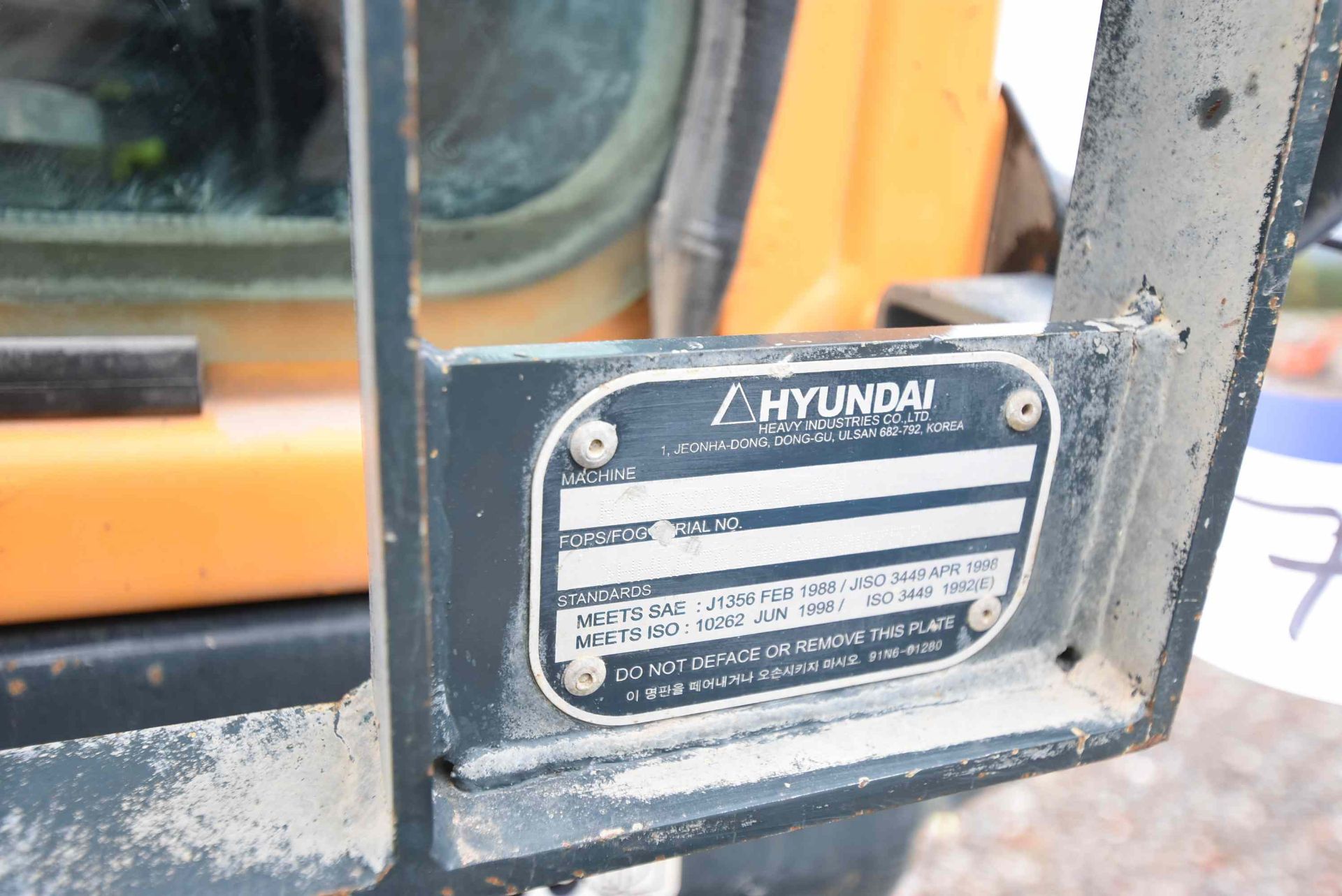 Hyundai R220LC-9A 22T TRACKED EXCAVATOR, serial no. 757, year of manufacture 2016, indicated hours - Image 7 of 7