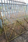 Cast Iron Gate Panel, approx. 2.4m x 2.6m high (lot located at Moorfield Drive, Altham,
