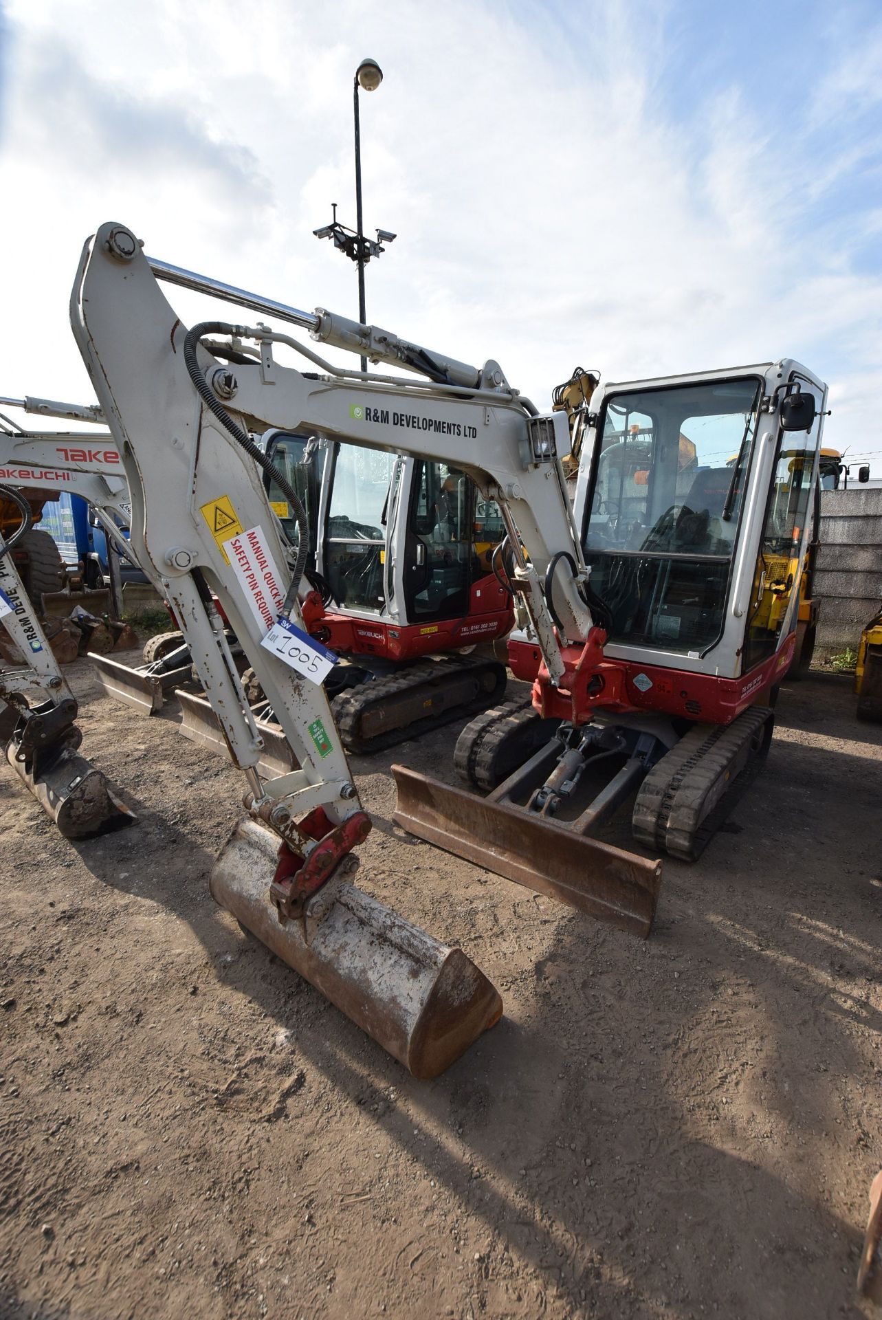 Takeuchi TB228 3T TRACKED EXCAVATOR, serial no. 122803241, year of manufacture 2014, 17.8kW engine