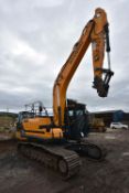 Hyundai HX220L 22T TRACKED EXCAVATOR, VIN HHKHK6016J0000735, year of manufacture 2018, indicated