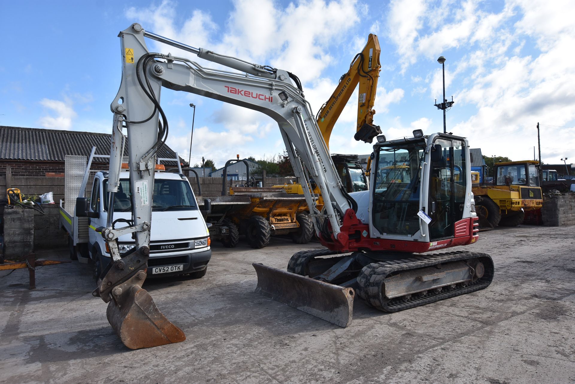 Takeuchi TB290 9T TRACKED EXCAVATOR, serial no. 190200125, year of manufacture 2014, approx. 4240 - Image 7 of 7