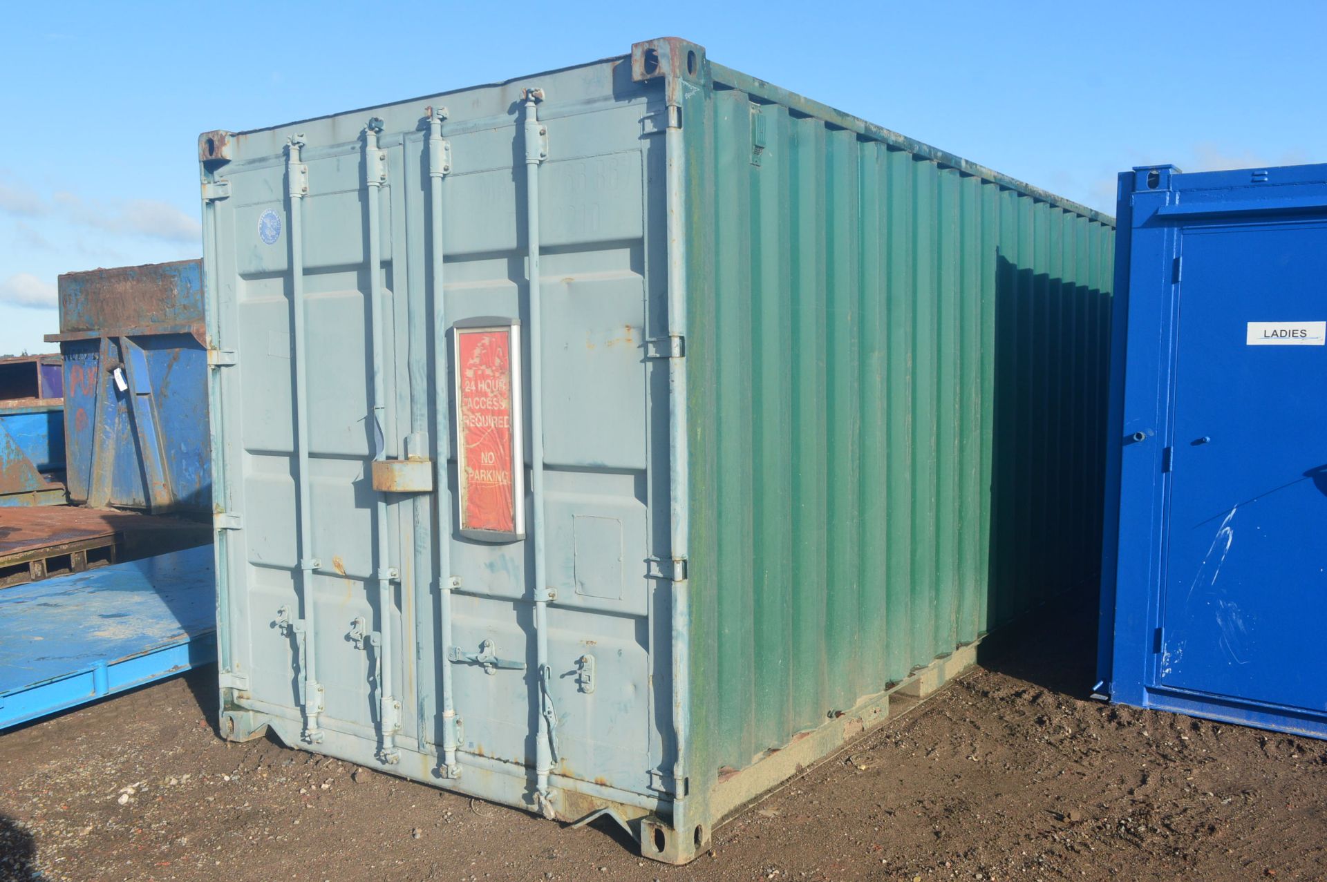 20ft Steel Cargo Shipping Container (lot located at Moorfield Drive, Altham, Accrington, Lancashire, - Image 3 of 4