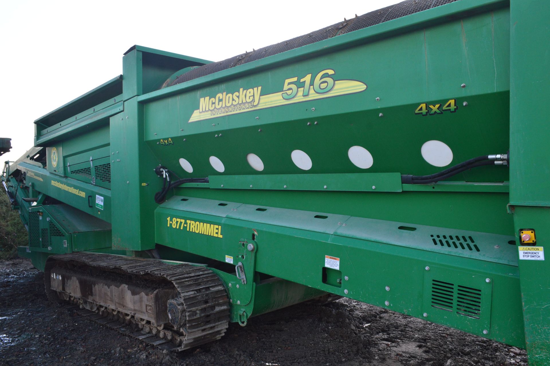 McCloskey 516RI 4x4 1-877 TRACK MOUNTED TROMMEL, serial no. 56271, year of manufacture 2016, - Image 11 of 11