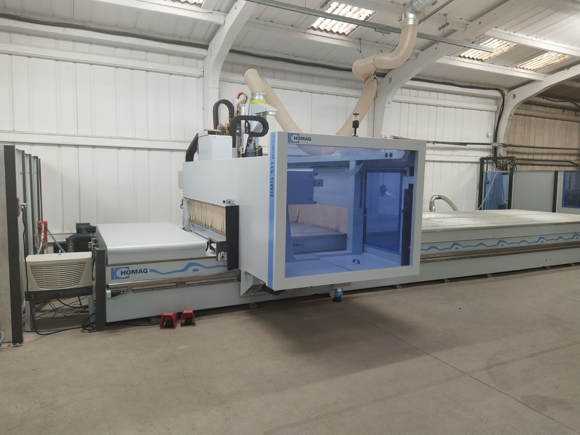 Homag 5 AXIS CNC PROFILINE BMG 511/74/19/F/R CNC PROCESSING CENTRE, serial no. 0-201-43-0250, year - Image 16 of 22