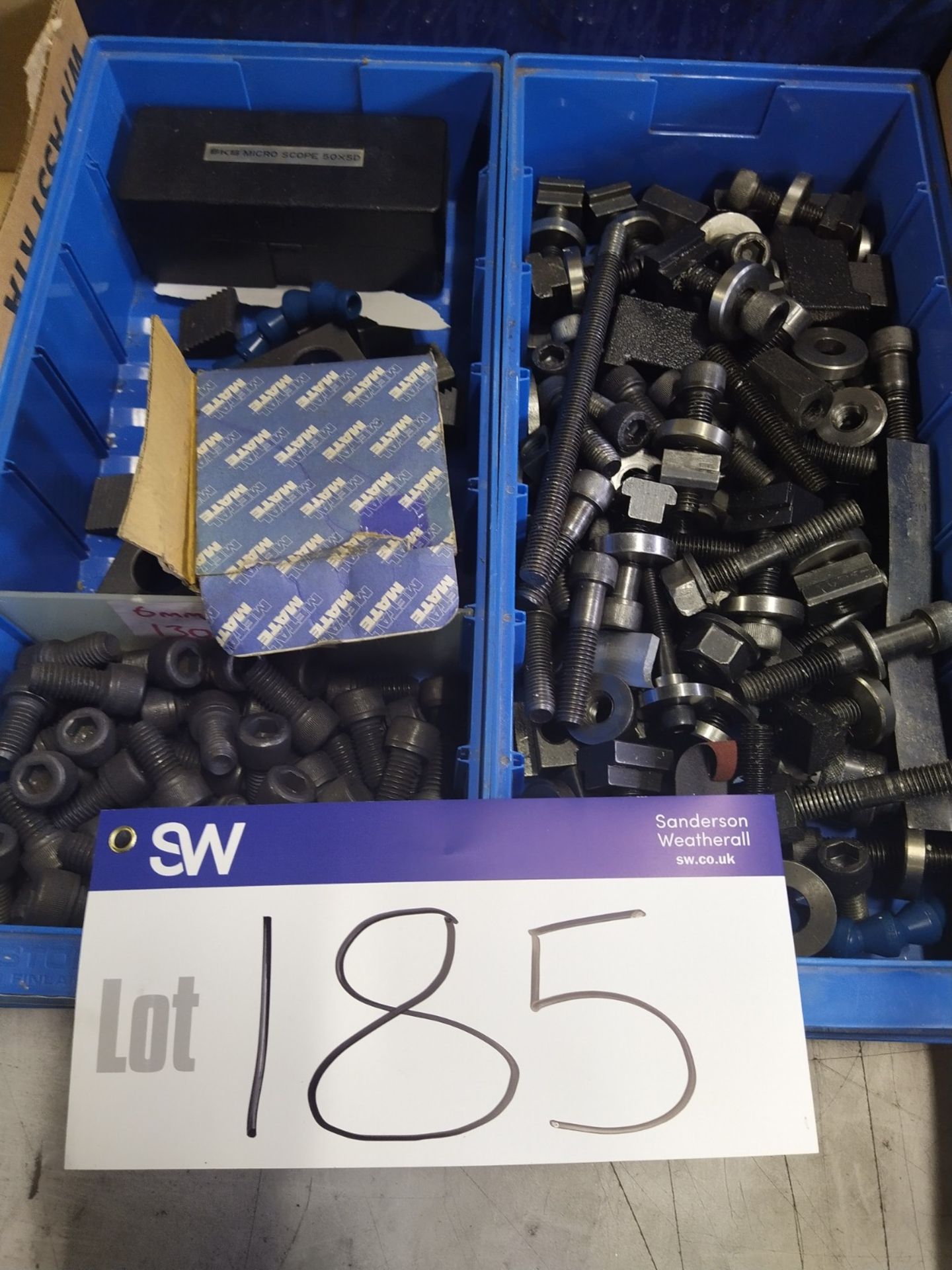 Three boxes of workpiece holding clamps, free loading onto purchasers transport - yes, item - Image 2 of 3