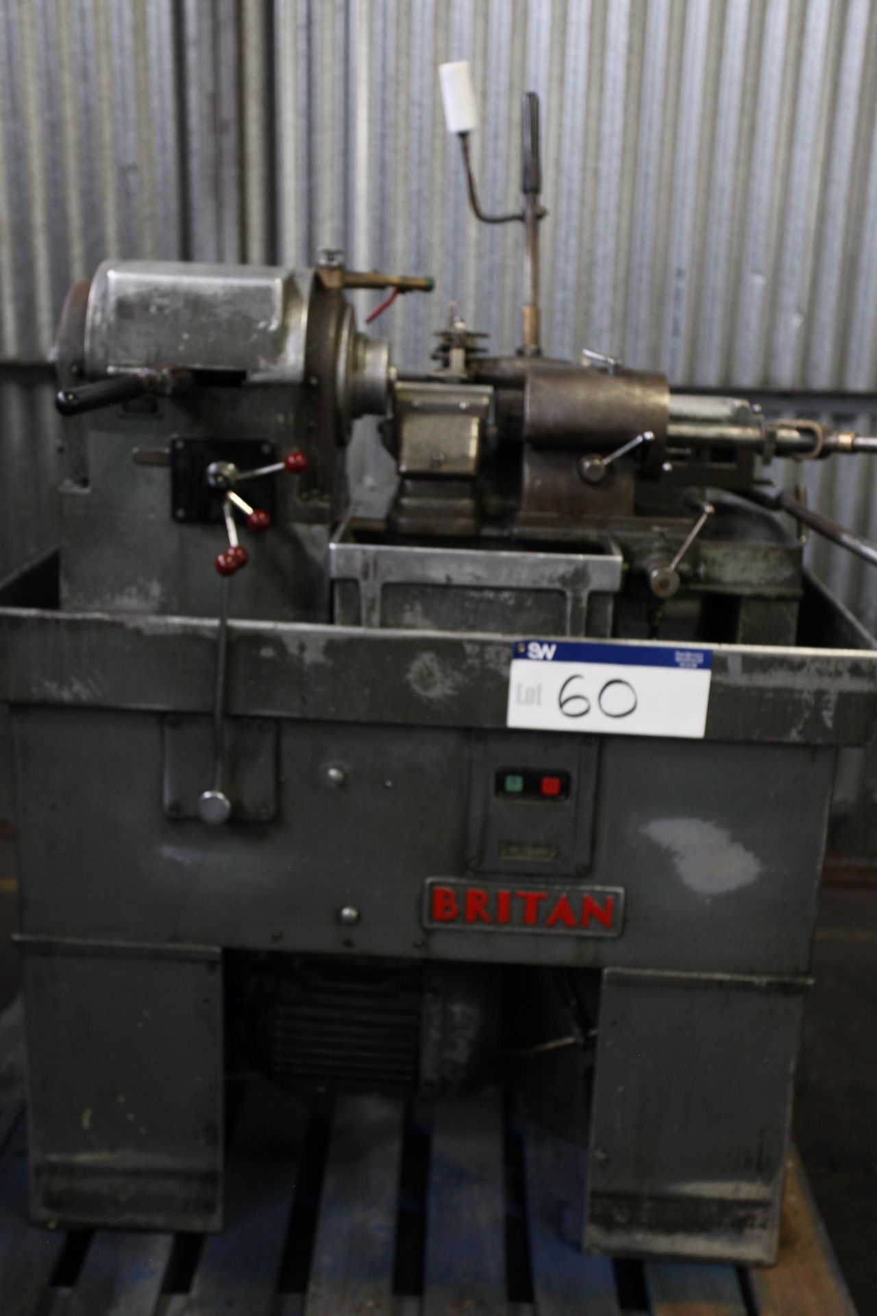 Britan Capstan Lathe, free loading onto purchasers transport - yes, item located in Unicorn Road - Image 6 of 7