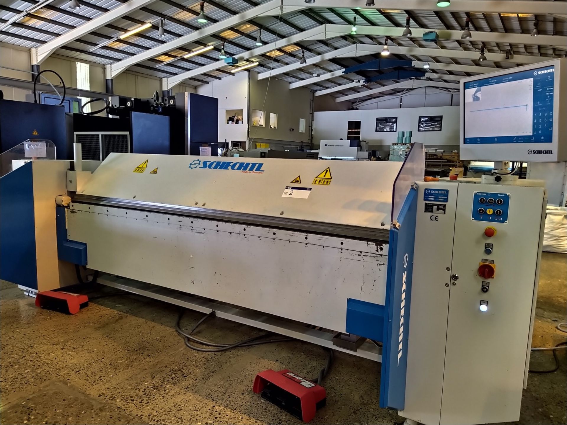 Schechtl MAE310/CNC BENDING / FOLDING MACHINE, capacity of max. 3,0 mm, serial no. MA6453, year of - Image 11 of 17