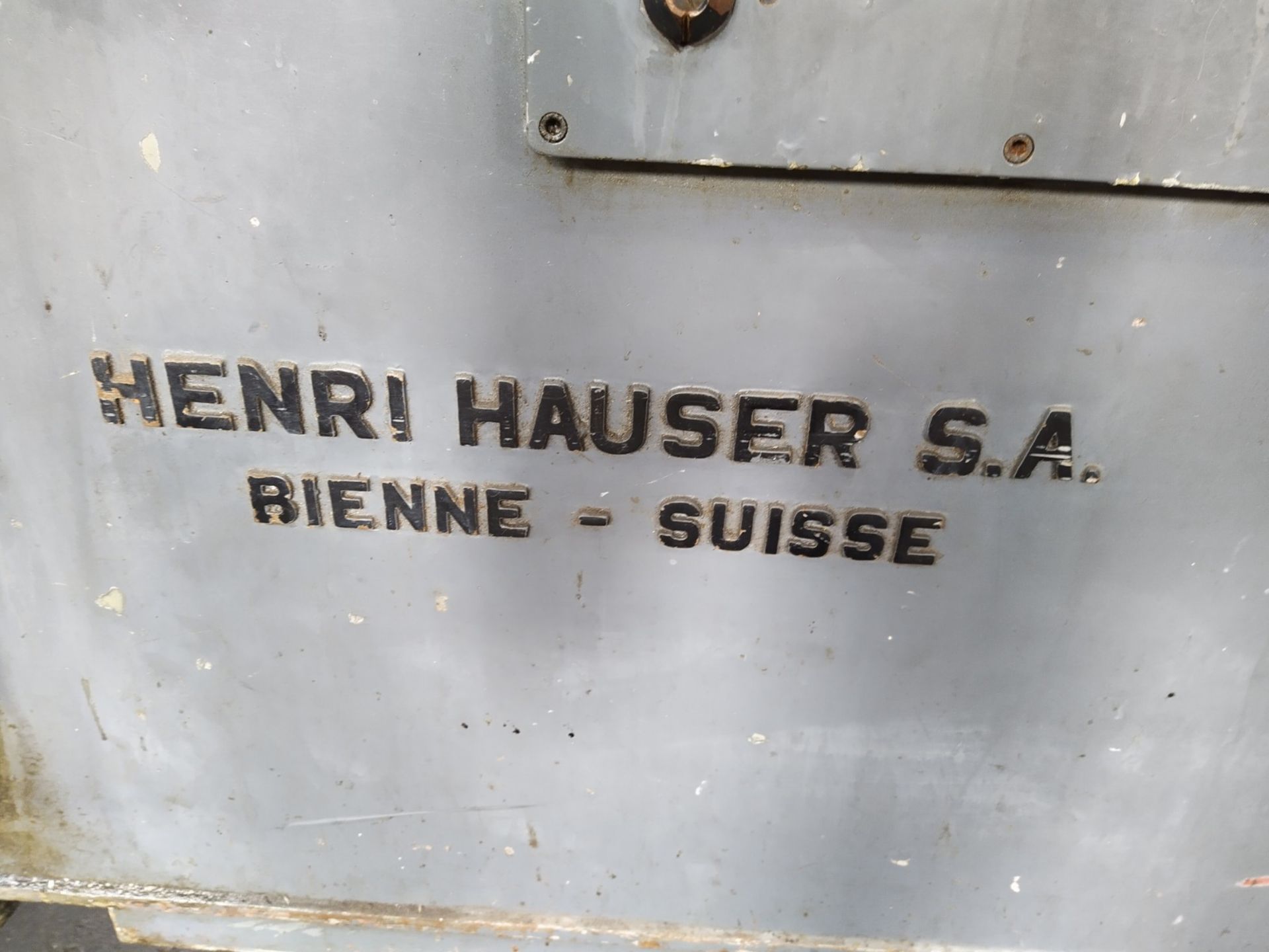 Henri Hauser Jig Boring Machine, table size c/w Mitutoyo DRO, serial no. 77, year of manufacture - Image 9 of 10