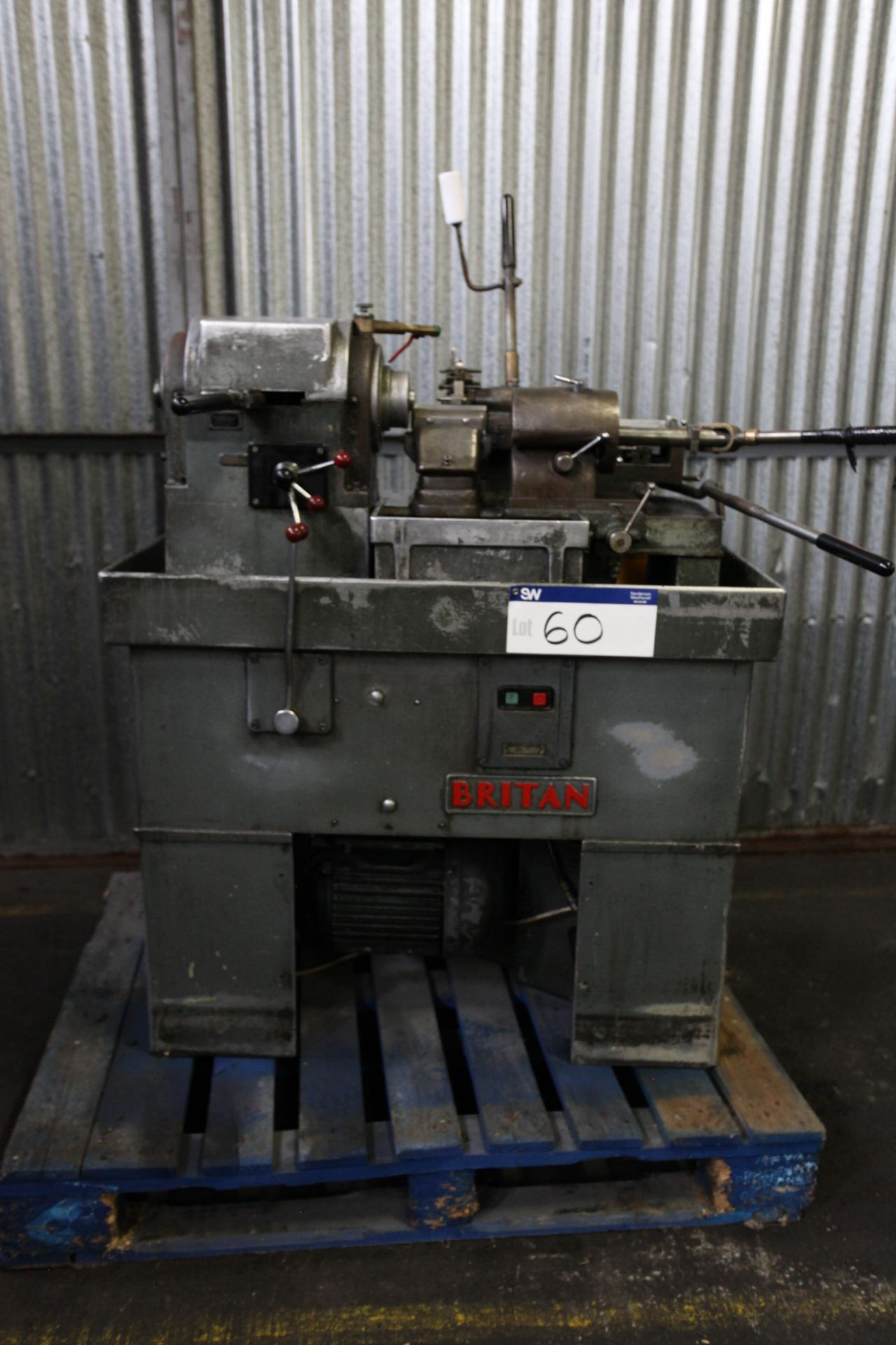 Britan Capstan Lathe, free loading onto purchasers transport - yes, item located in Unicorn Road