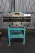 Bronx 8H036E Hand Press Brake, serial no. 14970, free loading onto purchasers transport - yes,