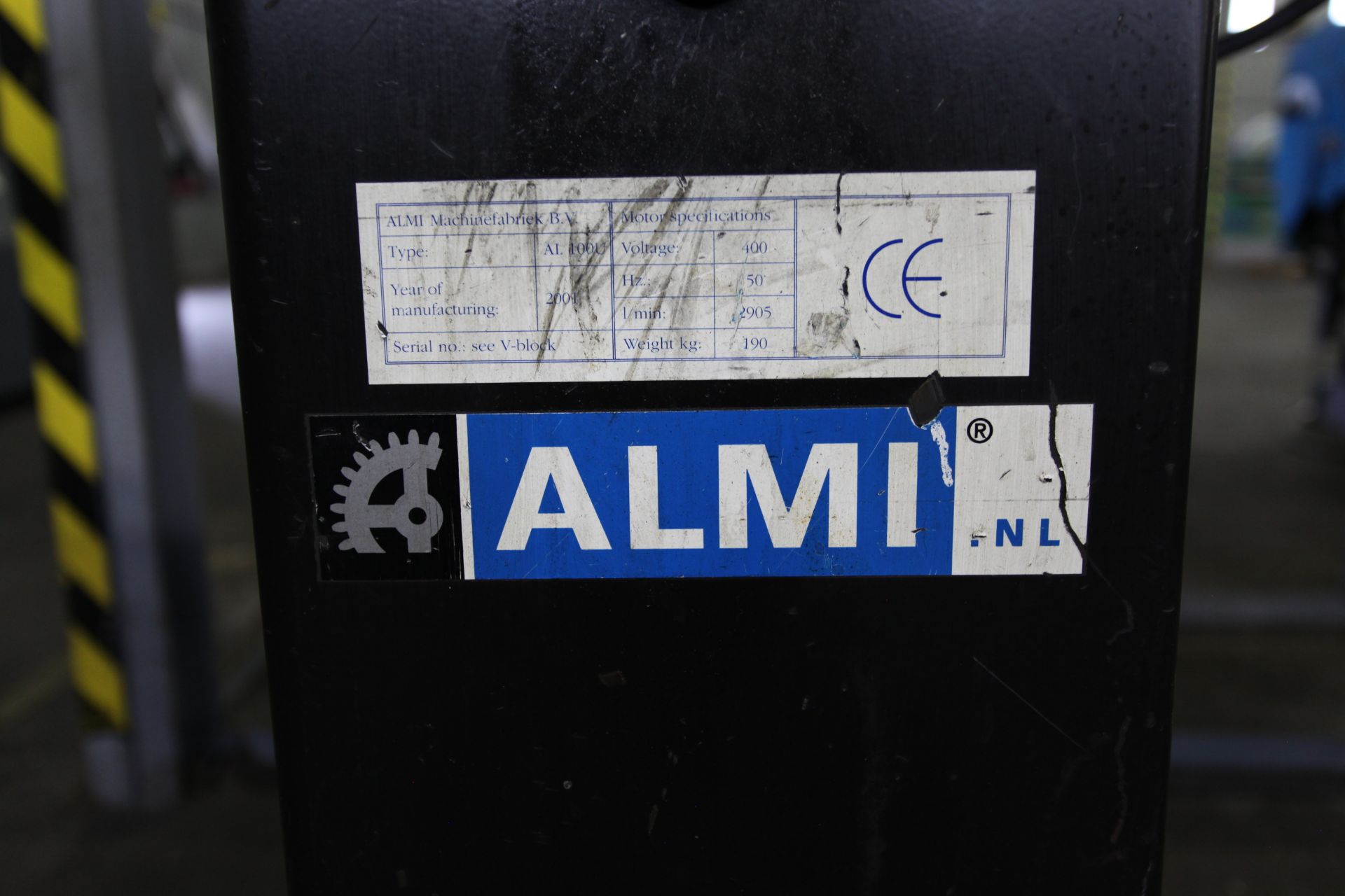 Almi Belt Linisher, free loading onto purchasers transport - yes, item located in Unicorn Road Site, - Image 4 of 4