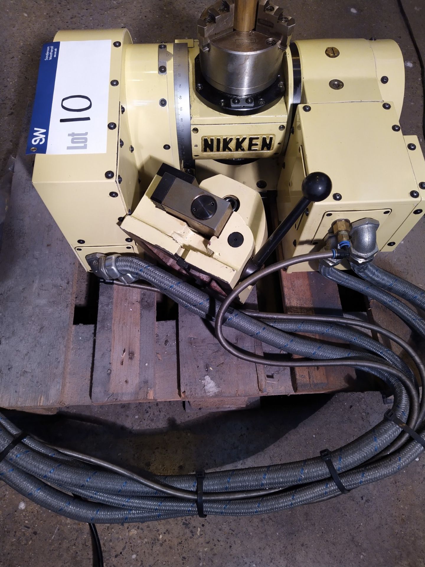 Nikken 5AX1200 / 9219-02350 COMPACT TILTING ROTARY TABLE, serial no. 0003R / H42500, year of - Image 7 of 8