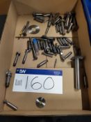 Quantity of side milling cutters, chamfer tools and saw blades, free loading onto purchasers