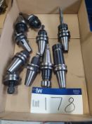 Quantity of BT40 toolholders, free loading onto purchasers transport - yes, item located in