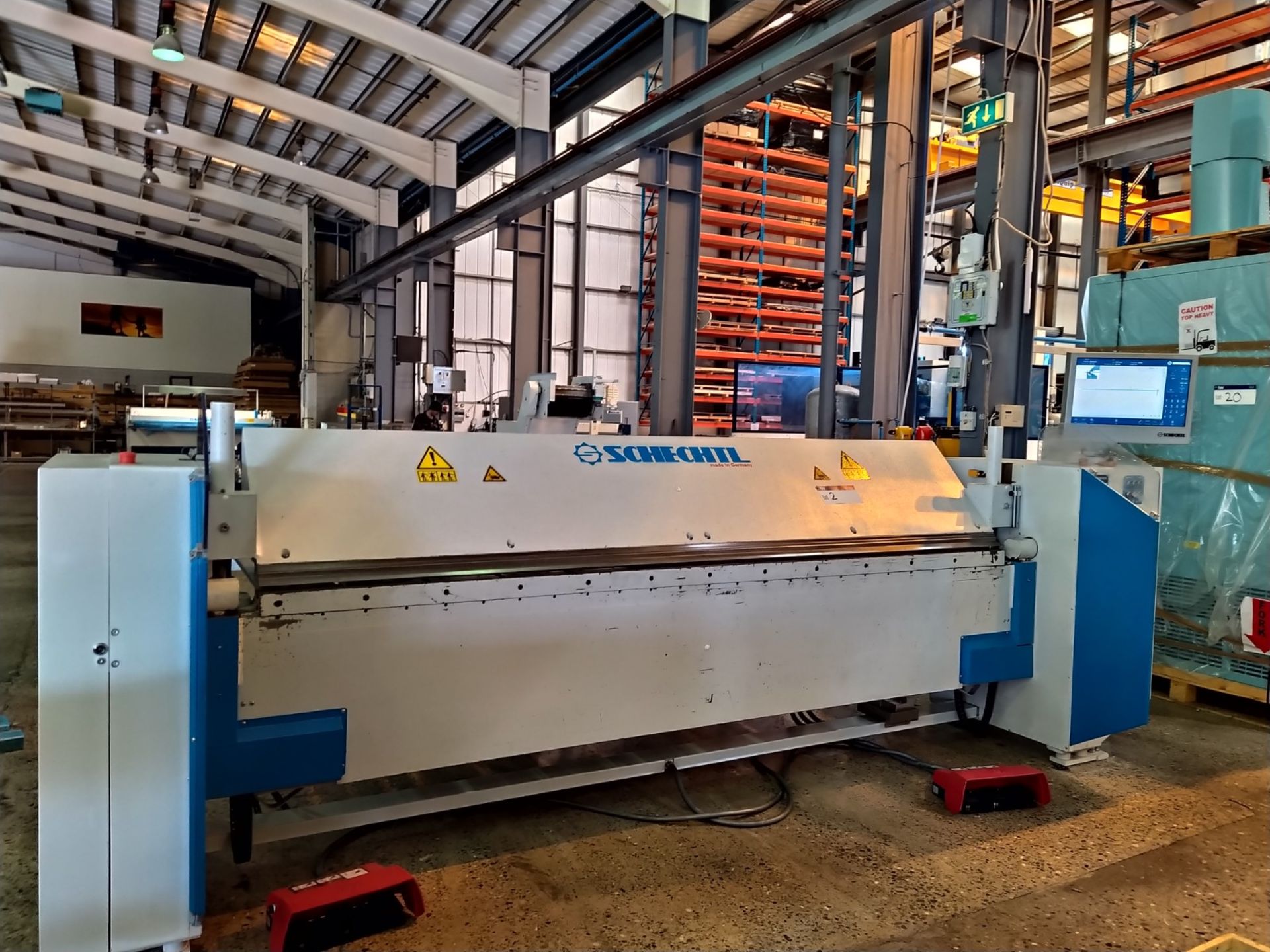 Schechtl MAE310/CNC BENDING / FOLDING MACHINE, capacity of max. 3,0 mm, serial no. MA6453, year of