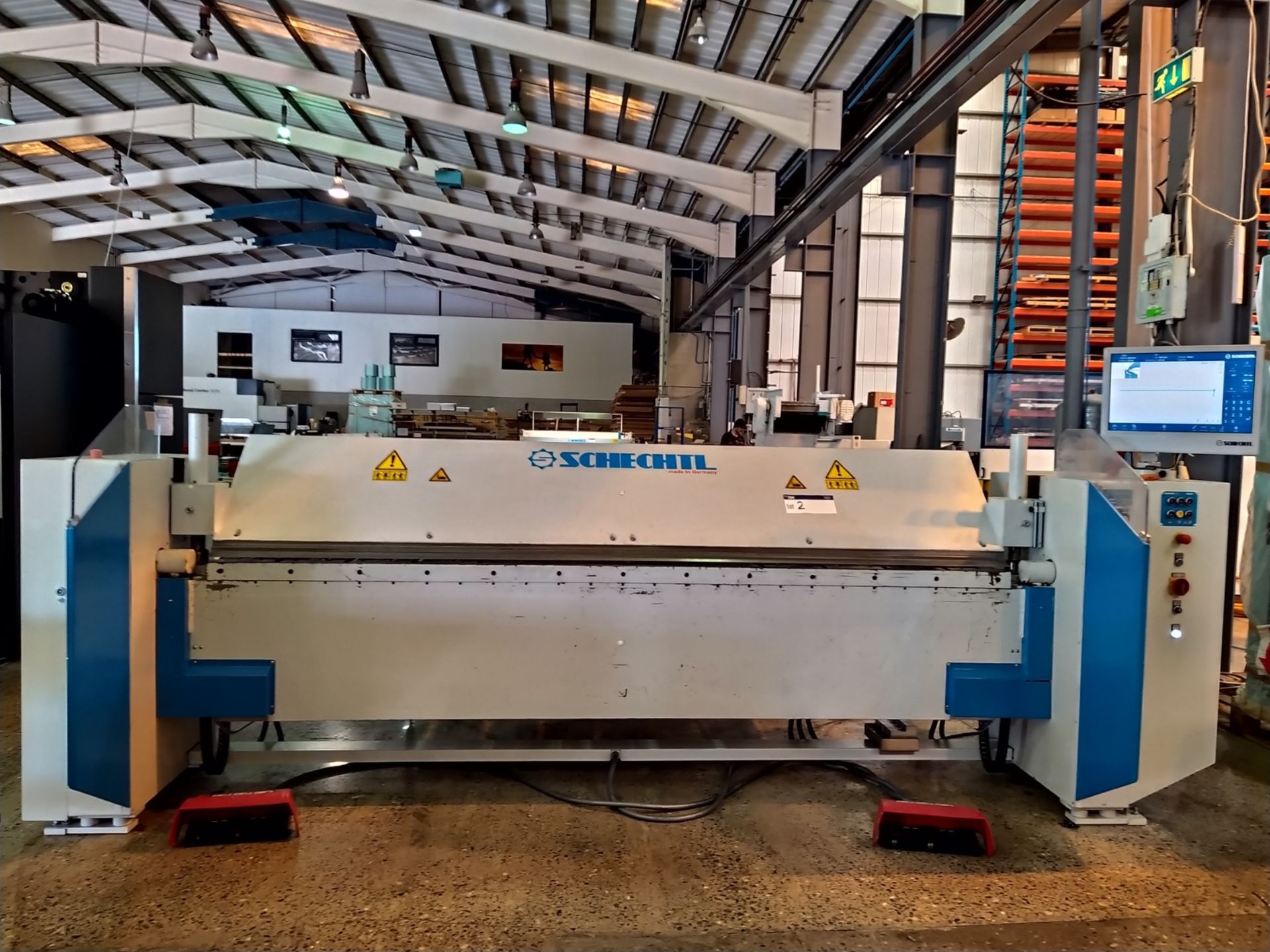 Schechtl MAE310/CNC BENDING / FOLDING MACHINE, capacity of max. 3,0 mm, serial no. MA6453, year of - Image 8 of 17