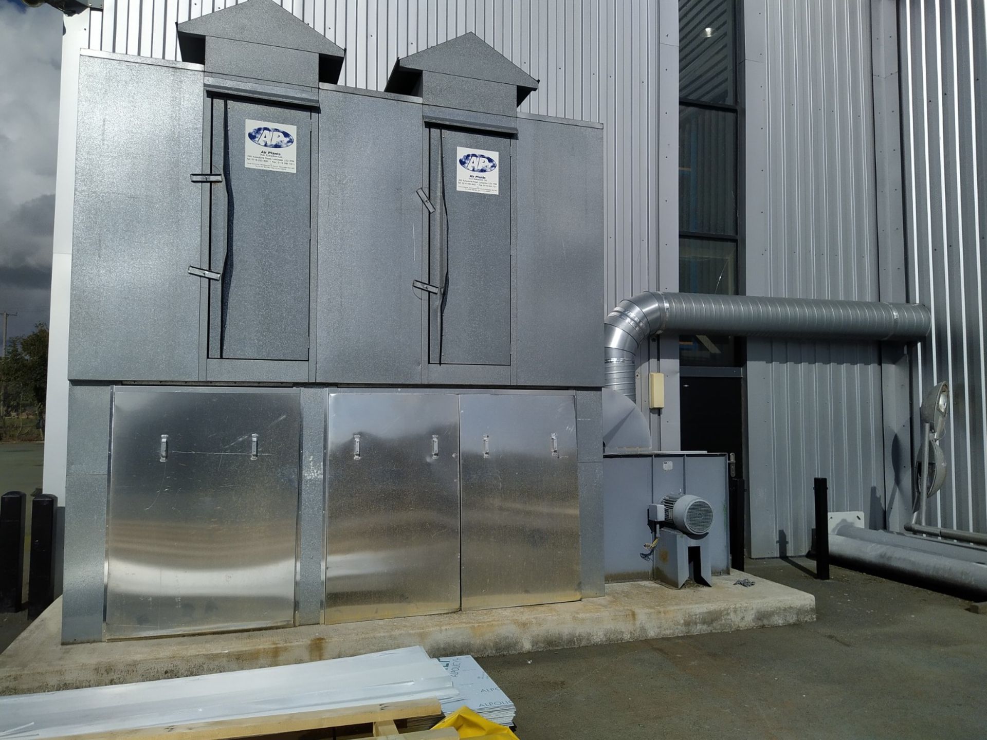 Air Plants Ltd 5/6 RHVLL Dust Extraction Unit, serial no. L945/8.95, free loading onto purchasers - Image 2 of 7