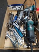 Quantity of air tools, spanners and Makita grinder, free loading onto purchasers transport - yes,