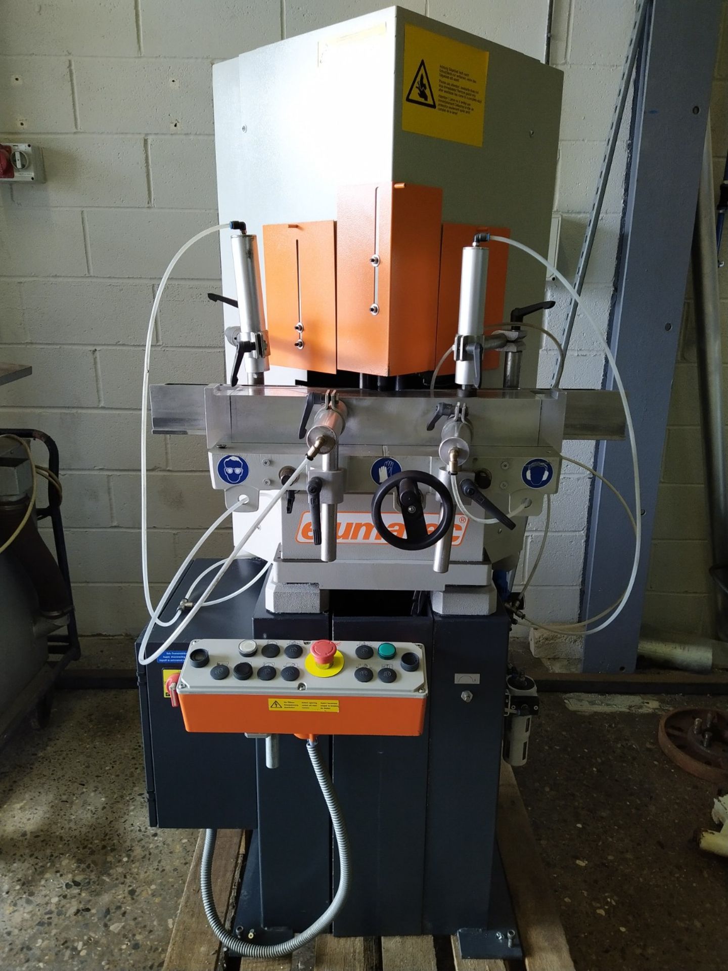 ELUMATIC KS 101/30 SAW, serial no. 1013040480, year of manufacture 2008, free loading onto