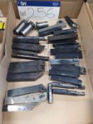 Large quantity of turning tools, parting, grooving, tapping tools, free loading onto purchasers