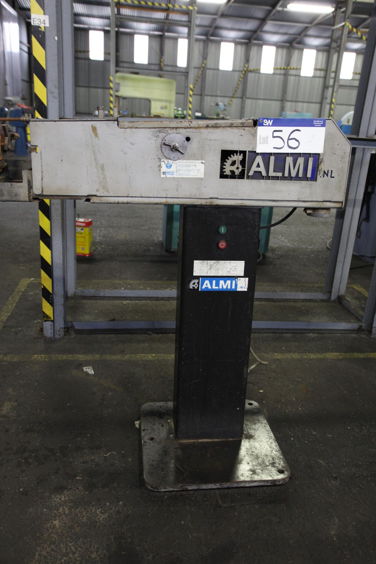 Almi Belt Linisher, free loading onto purchasers transport - yes, item located in Unicorn Road Site,