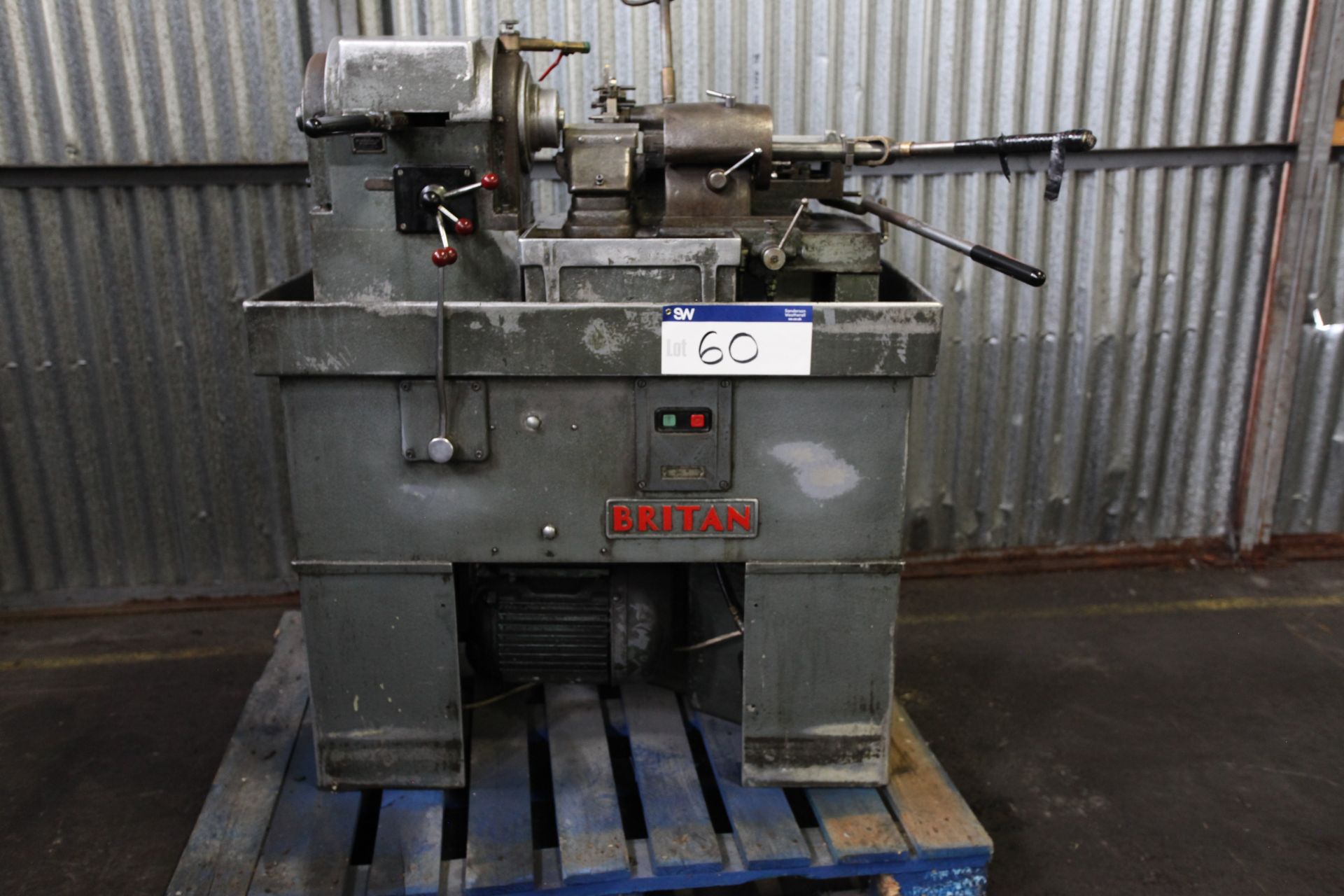 Britan Capstan Lathe, free loading onto purchasers transport - yes, item located in Unicorn Road - Image 2 of 7