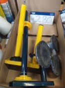 Two x shrinkwrap dispensers and glass lifter, free loading onto purchasers transport - yes, item