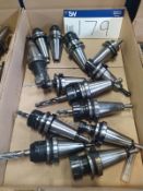 Quantity of BT40 toolholders, free loading onto purchasers transport - yes, item located in