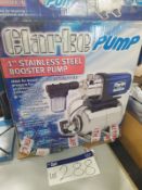 Clarke Clarke 1in stainless steel booster pump, free loading onto purchasers transport - yes, item