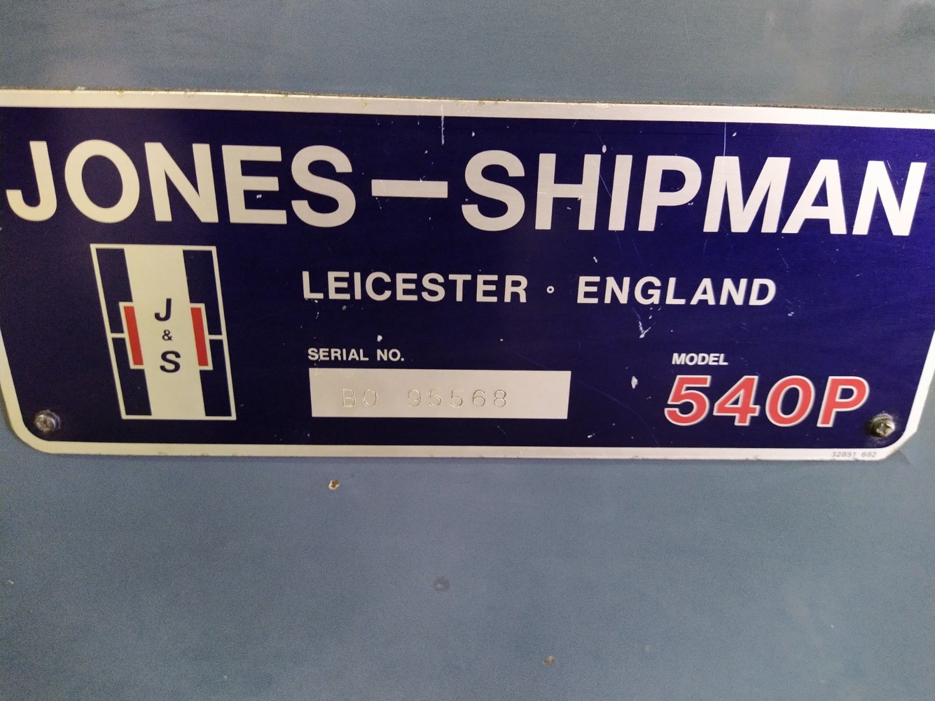 Jones & Shipman 540P Surface Grinder, free loading onto purchasers transport - yes, item located - Image 4 of 4