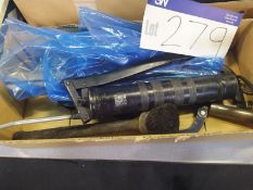 Grease guns and miscellaneous items, free loading onto purchasers transport - yes, item located in