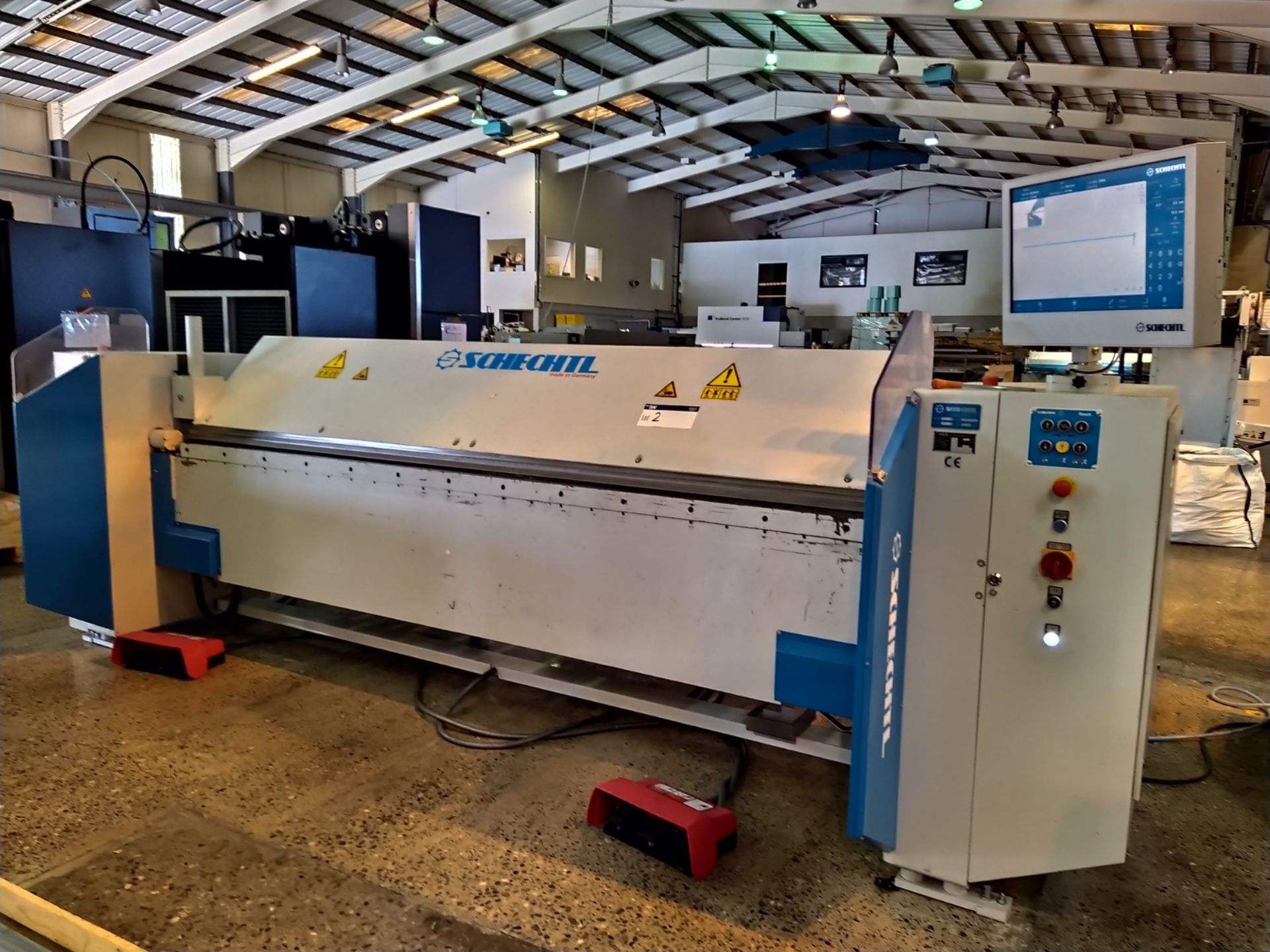 Schechtl MAE310/CNC BENDING / FOLDING MACHINE, capacity of max. 3,0 mm, serial no. MA6453, year of - Image 12 of 17