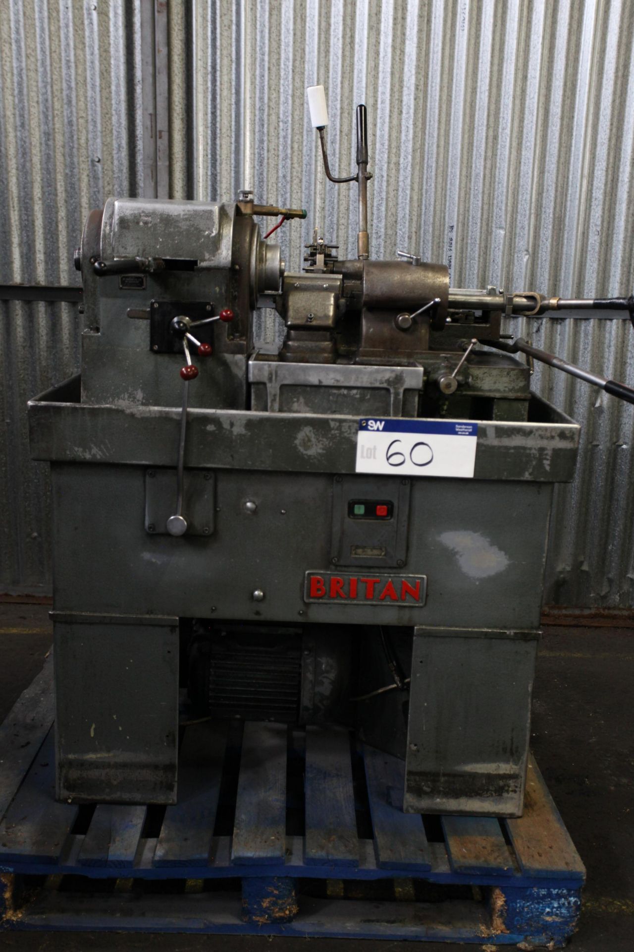 Britan Capstan Lathe, free loading onto purchasers transport - yes, item located in Unicorn Road - Image 5 of 7