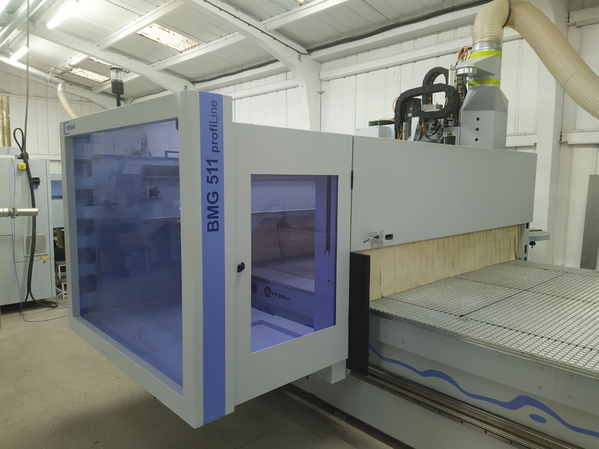 Homag 5 AXIS CNC PROFILINE BMG 511/74/19/F/R CNC PROCESSING CENTRE, serial no. 0-201-43-0250, year - Image 14 of 22