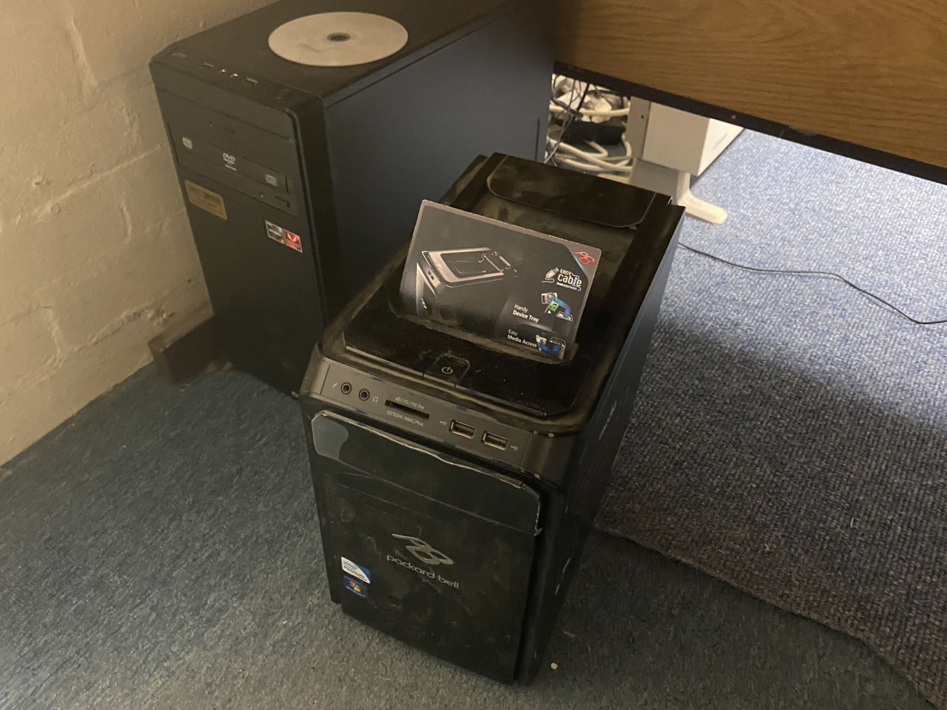 Packard Bell Intel Pentium Personal Computer (hard disk removed), with flat screen monitor, keyboard - Image 2 of 2