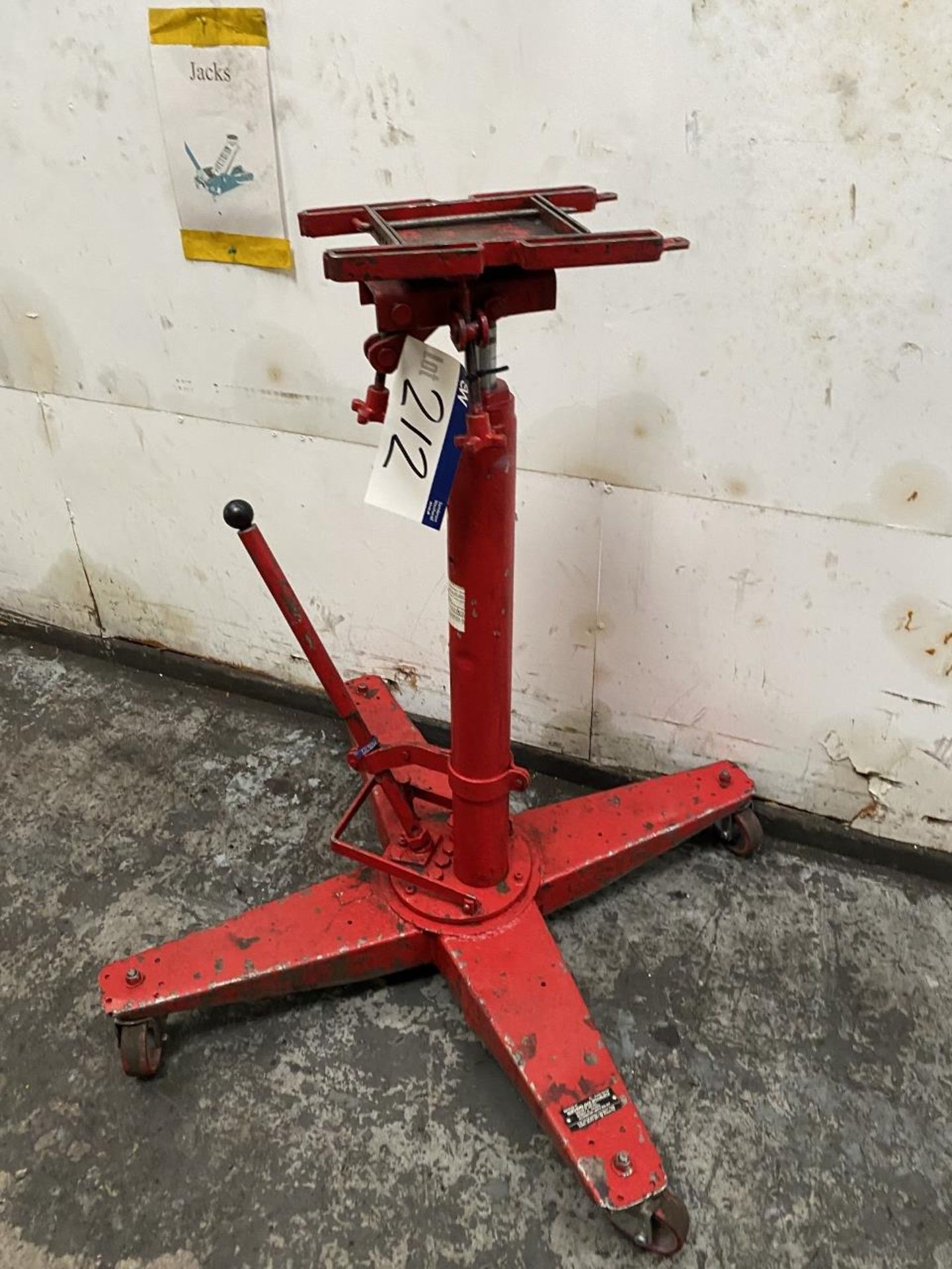 455kg Transmission Jack (lot located at Briscoe Lane, Newton Heath, Manchester, M40 2NL)