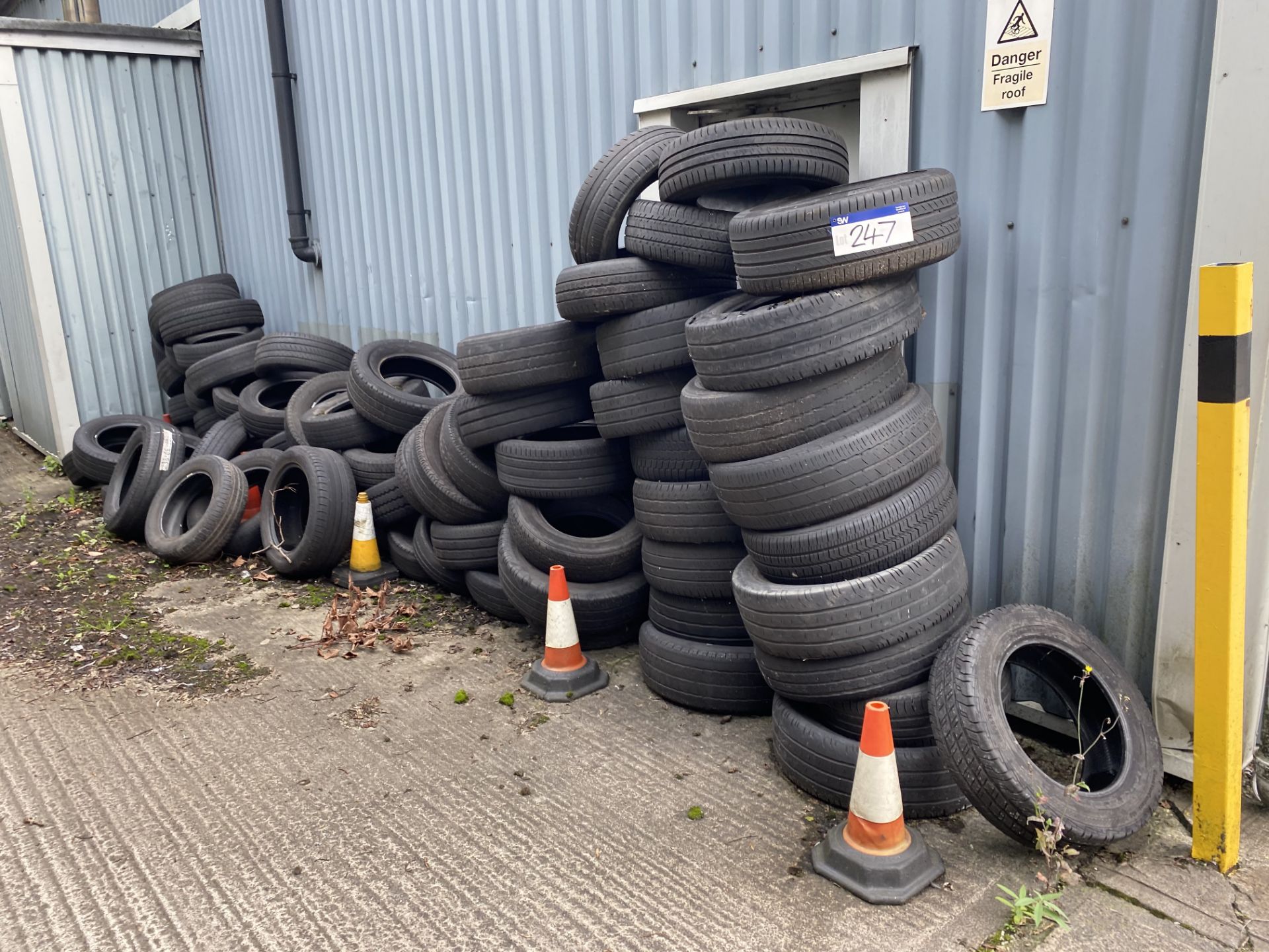 Quantity of Assorted Tyres, as set out in one area (lot located at Briscoe Lane, Newton Heath,