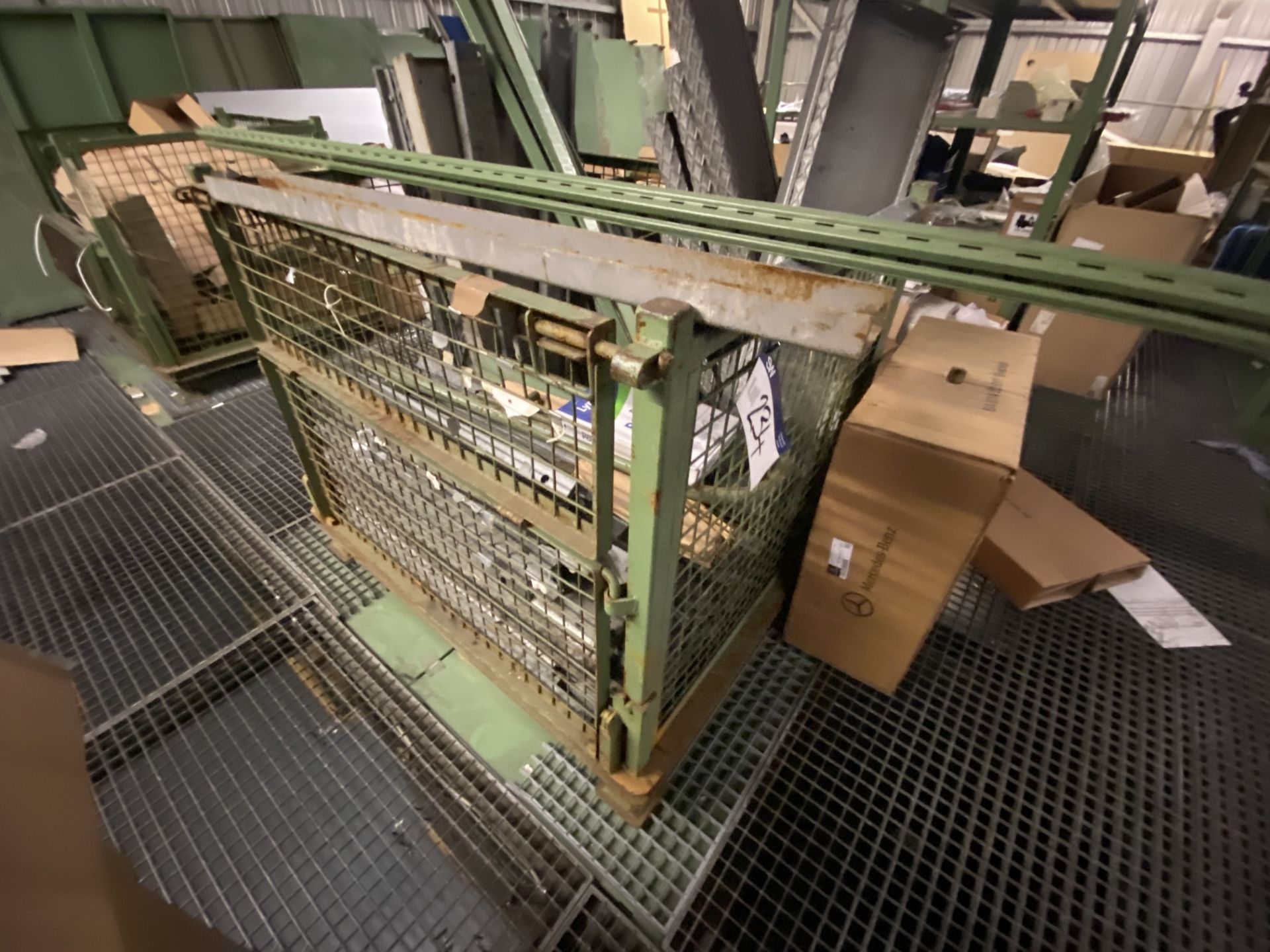 Wire Mesh Steel Cage Stillage (contents excluded) (lot located at Briscoe Lane, Newton Heath,
